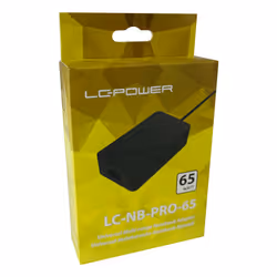 LC-Power LC-NB-PRO-65 adattatore e invertitore Interno 65 W Nero - Vista aggiuntiva 4