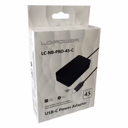 LC-Power LC-NB-PRO-45-C adattatore e invertitore Interno 45 W Nero