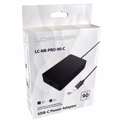 LC-Power LC-NB-PRO-90-C adattatore e invertitore Interno 90 W Nero - Vista aggiuntiva 4