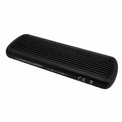 LC-Power LC-M2-C-NVME-2 contenitore di unità di archiviazione Box esterno SSD Nero M.2