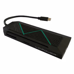 LC-Power LC-HUB-C-MULTI-6-RGB hub di interfaccia USB 3.2 Gen 2 (3.1 Gen 2) Type-C 5000 Mbit/s Nero - Vista aggiuntiva 3