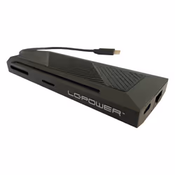 LC-Power LC-HUB-C-MULTI-6-RGB hub di interfaccia USB 3.2 Gen 2 (3.1 Gen 2) Type-C 5000 Mbit/s Nero - Vista aggiuntiva 7