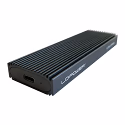 LC-Power LC-M2-C-NVME-3 contenitore di unità di archiviazione Box esterno SSD Nero M.2