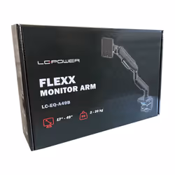 LC-Power LC-EQ-A49B Supporti a parete per TV 124,5 cm (49") Scrivania Nero - Vista aggiuntiva 8