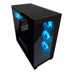 LC-Power LC-715B-ON computer case Midi Tower Nero - Vista aggiuntiva 4