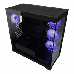 LC-Power LC-715B-ON computer case Midi Tower Nero - Vista aggiuntiva 5