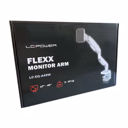 LC-Power LC-EQ-A49W Supporti a parete per TV 124,5 cm (49") Scrivania Bianco - Vista aggiuntiva 5