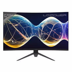 LC-Power LC-M27-FHD-165-C-V3, 68,6 cm (27"), 1920 x 1080 Pixel, Full HD, LED, 6 ms, Nero