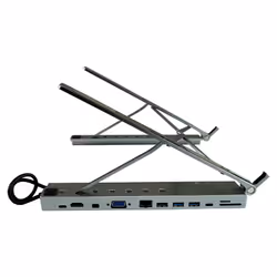 LC-Power LC-HUB-C-MULTI-STAND supporto per laptop Supporto per computer portatile Antracite - Vista aggiuntiva 6