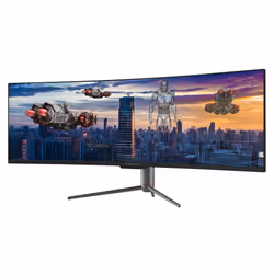 LC-Power LC-M49-DQHD-120-C-Q LED display 49" UltraWide Quad HD QLED Nero