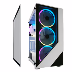 LC-Power Gaming 803W Midi Tower Nero, Bianco - Vista aggiuntiva 4