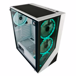 LC-Power Gaming 803W Midi Tower Nero, Bianco - Vista aggiuntiva 5