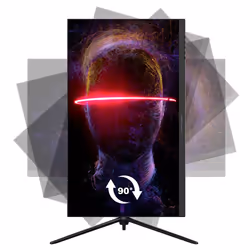 LC-Power LC-M27-4K-UHD-144-V2 27" 4K Ultra HD LCD Nero - Vista aggiuntiva 4