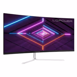 LC-Power LC-M34-UWQHD-100-C-V3 34" UltraWide Quad HD LCD Bianco
