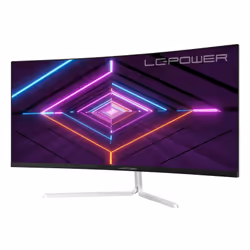 LC-Power LC-M34-UWQHD-100-C-V3 34" UltraWide Quad HD LCD Bianco