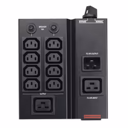 PowerWalker MBS/PDU IEC 1-3kVA unità di distribuzione dell'energia (PDU) 9 presa(e) AC Nero