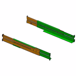 PowerWalker RK6, Kit di montaggio, Marrone, Verde, 1U, VI 500-1500 R1U, 550 mm, 95 mm