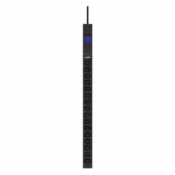 PowerWalker 10133027, Monitorata, 0U, Verticale, Nero, 16 presa(e) AC, Accoppiatore C13