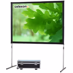 Celexon Mobil Expert 366 x 206cm, 16:9, Nero, Bianco