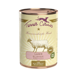 Terra Canis 140014 cibo umido per cani Aneto, Agnello, Miglio, Zucchine Adulto 400 g