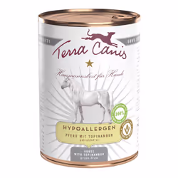 Terra Canis HYPOALLERGENIC, Adulto, Medio (11 - 25 kg), Mini (5 - 10 kg), Cavallo, 400 g