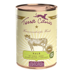 Terra Canis T140022 cibo umido per cani Miglio, Vitello Adulto 400 g