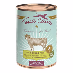 Terra Canis GRAIN-FREE, Adulto, Ribes nero, Mango, Prezzemolo, Vitello, 400 g