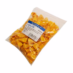 LogiLink MP0009, Guaina, Giallo, RJ-45, 100 pz