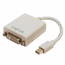 LogiLink Mini DisplayPort / DVI Adapter 0,09 m DVI-I Grigio