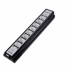 LogiLink UA0096 hub di interfaccia 480 Mbit/s Nero - Vista aggiuntiva 3