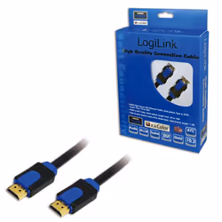 LogiLink CHB1110 cavo HDMI 10 m HDMI tipo A (Standard) Nero, Blu - Vista aggiuntiva 2
