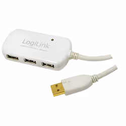 LogiLink UA0108, 480 Mbit/s, Bianco, 12 m, CE, RoHS, Windows, 600 g