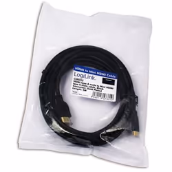 LogiLink CH0021 cavo HDMI 1 m HDMI tipo A (Standard) HDMI Type C (Mini) Nero