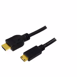 LogiLink CH0023 cavo HDMI 2 m HDMI tipo A (Standard) HDMI Type C (Mini) Nero