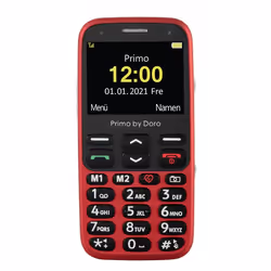 Doro Primo 368 5,84 cm (2.3") 92 g Nero, Rosso Telefono per anziani