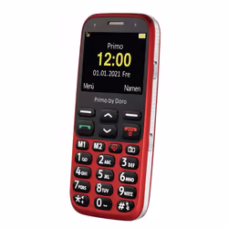 Doro Primo 368 5,84 cm (2.3") 92 g Nero, Rosso Telefono per anziani - Vista aggiuntiva 5