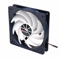 Titan TFD-12025H12ZP/KU(RB), Ventilatore, Nero, Bianco
