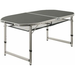 Campfeuer - Tavolo da campeggio in alluminio per 6 persone 150 x 80 cm pieghevole, regolabile in altezza tavolino pieghevole in alluminio, tavolo