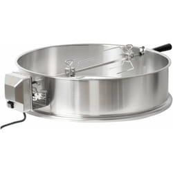 BBQ-Toro Spiedo in acciaio inox per griglia bollitore 57 cm girarrosto, spiedo rotante per barbecue