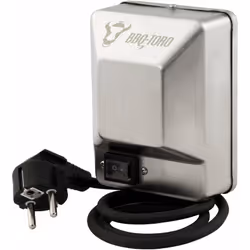 BBQ-Toro Motore per griglia in acciaio inox per spiedo | 220 - 240V | Motore rotativo per girarrosto Arrosti, polli interi o ...