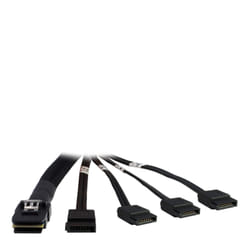 Inter-Tech 88885237 cavo SATA 0,65 m Nero