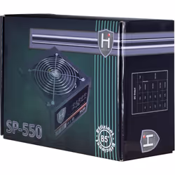 Inter-Tech HIPOWER SP-550 alimentatore per computer 550 W 20+4 pin ATX ATX Nero - Vista aggiuntiva 4