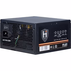 Inter-Tech HIPOWER SP-650 alimentatore per computer 650 W 20+4 pin ATX ATX Nero