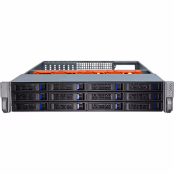 Inter-Tech IPC 2U-2412 Supporto Nero, Argento - Vista aggiuntiva 4
