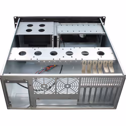 Inter-Tech IPC 4U-4088-S Supporto Nero - Vista aggiuntiva 5