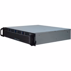 Inter-Tech IPC 2U-2404S Supporto Nero, Argento - Vista aggiuntiva 4