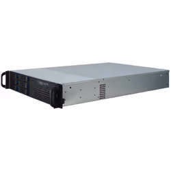 Inter-Tech IPC 2U-2406 Supporto Nero, Argento - Vista aggiuntiva 4