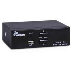 Inter-Tech KVM-AS-21DA DVI switch per keyboard-video-mouse (kvm) Nero