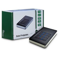Inter-Tech GD-25LK01 Custodia per Disco Rigido (HDD) Alluminio, Nero 2.5"