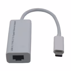 M-Cab 7001310, Cablato, USB tipo-C, Ethernet, 1000 Mbit/s, Bianco